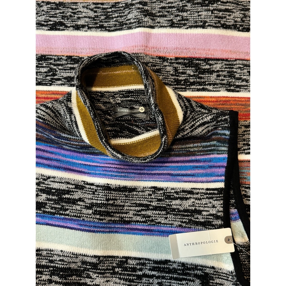 NWT Anthropologie Space Dyed Knit Mock Neck Tunic - Picture 2 of 7